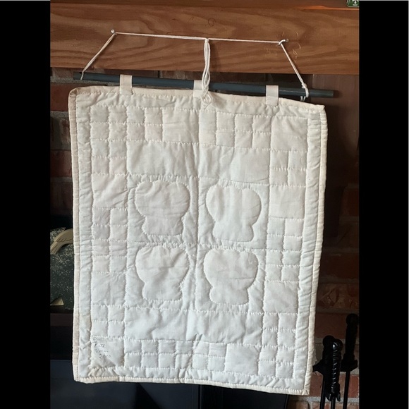 ❤️Rare Vintage 1960’s Handmade Christmas Angel Quilted Wall Tapestry‼️FINAL SALE - Picture 7 of 7